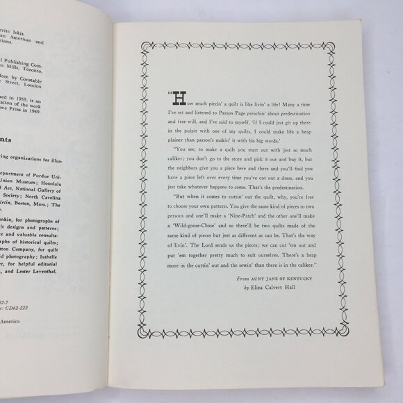 Vintage 1948 The Standard Book Of Quilt Making And Collecting Marguerite Ickis - Picture 3 of 13